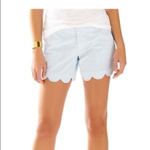 Lilly Pulitzer seersucker buttercup shorts